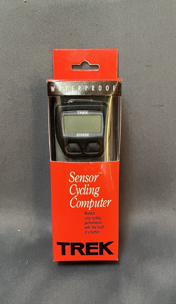 NOS Vintage Trek Sensor Cycling Computer, Mounting Bracket & Sensor, Waterproof