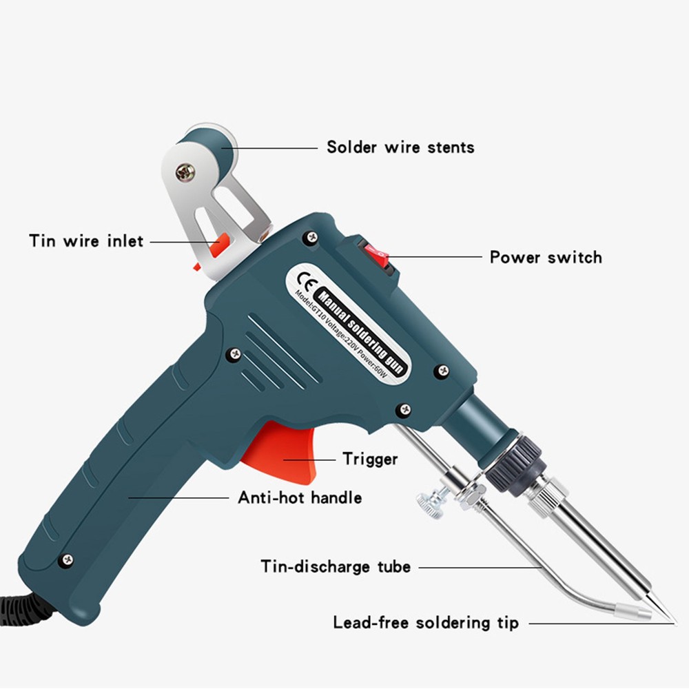 Multi-Function Iron Welder Automatic Hand-Held Solder Iron High accuracy 110Vq0