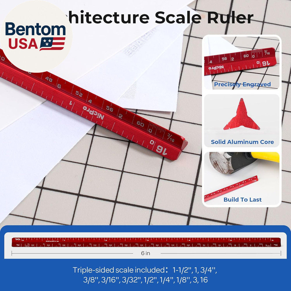 21PCS Professional Drafting Tools & Geometry Set with Case, Architect Compass &