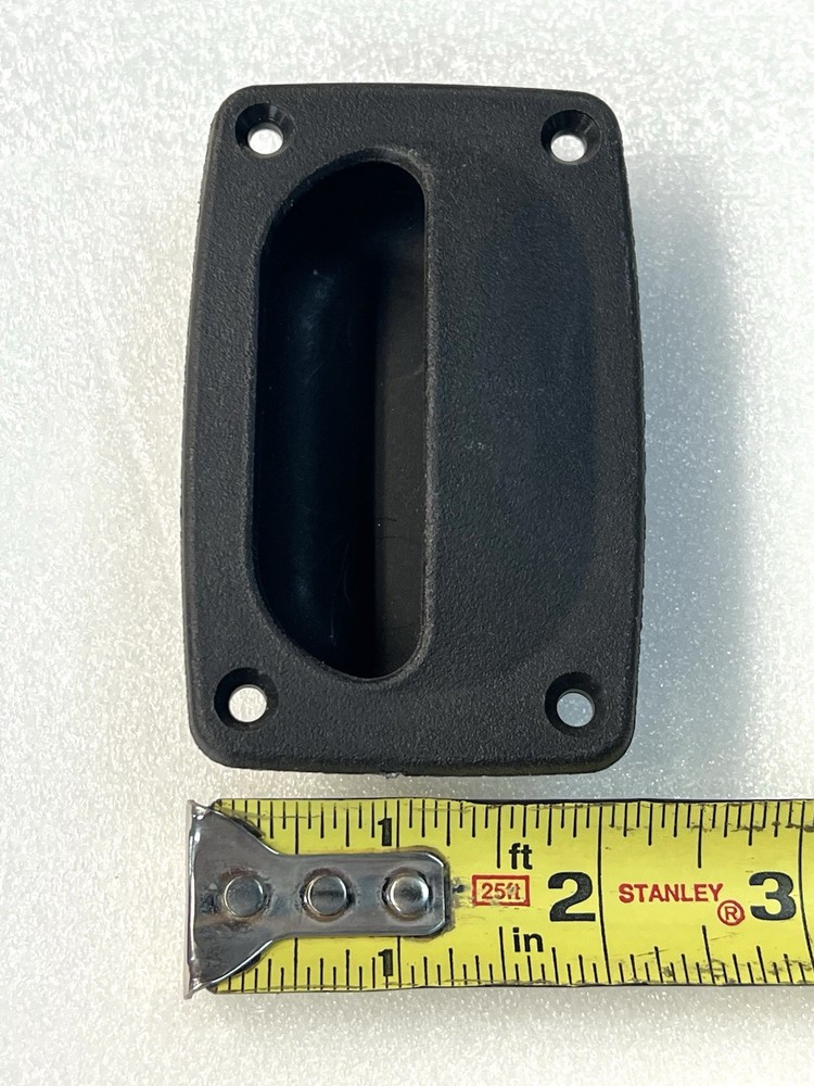 4 Quantity ATTWOOD MARINE 2027-7 BLACK PLASTIC HATCH PULL~Drawer Handle~Boat~RV