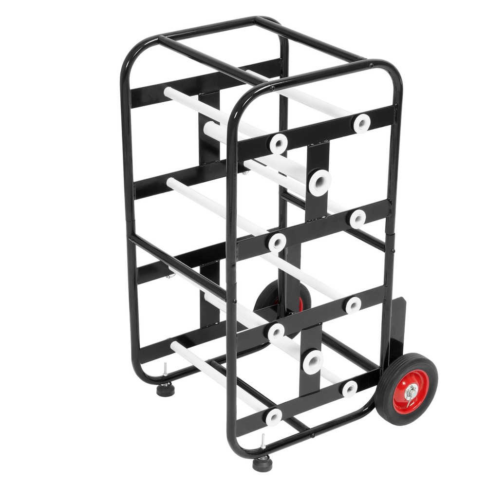 Transportable Axle Cable Caddy with 10 Rods Cable Spool Wire Rack Dispenser