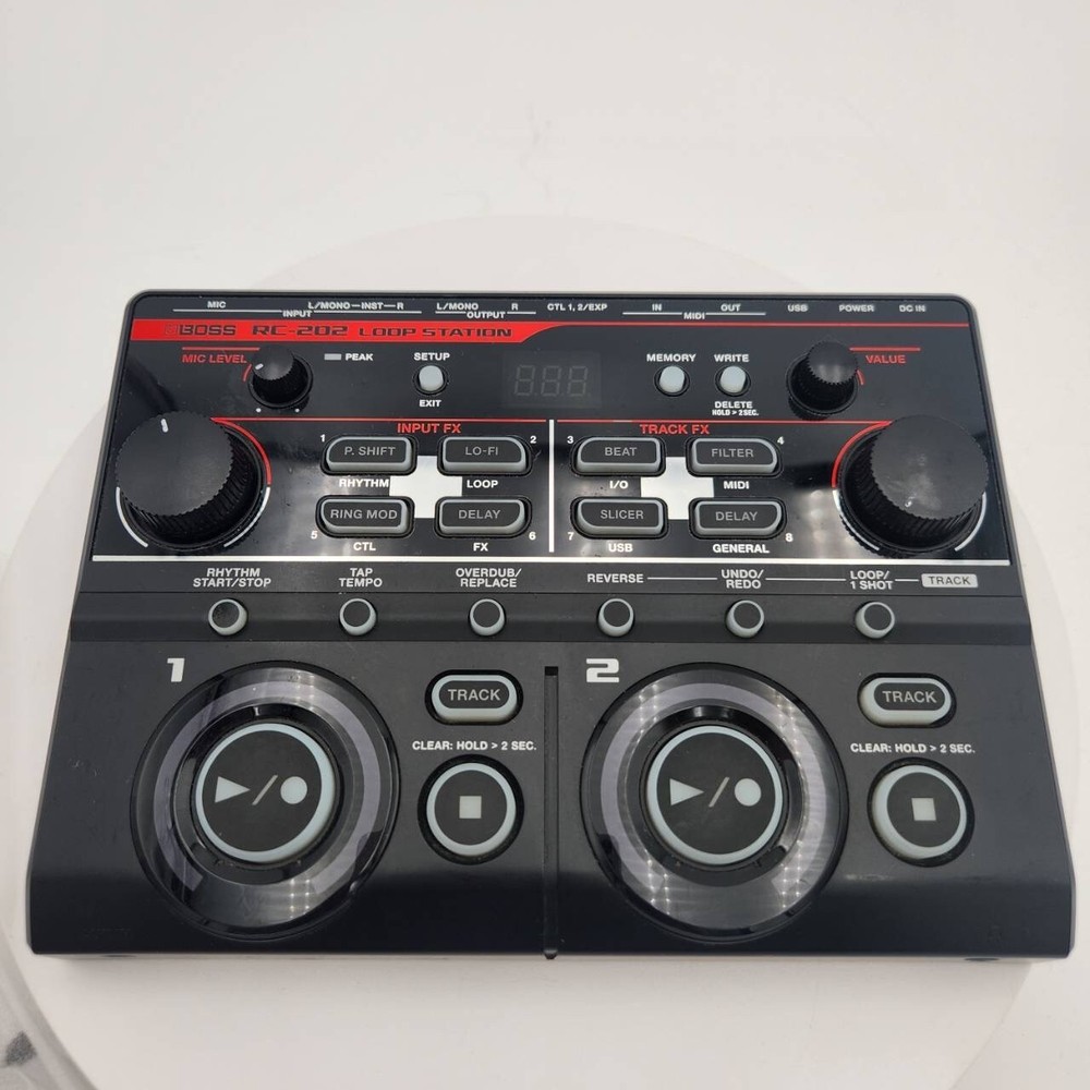 BOSS RC-202 Loop Station Tabletop Multi-Effects Pedal Tested Good Condition