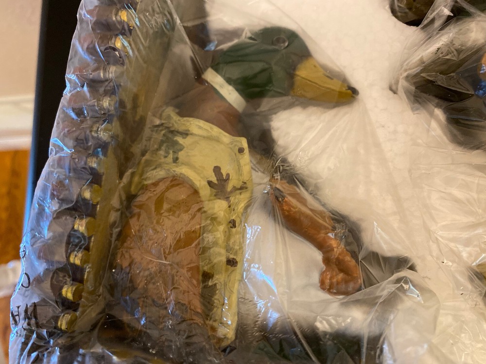 Classic Hunting Ducks Bookends Cracker Barrel New Open Box