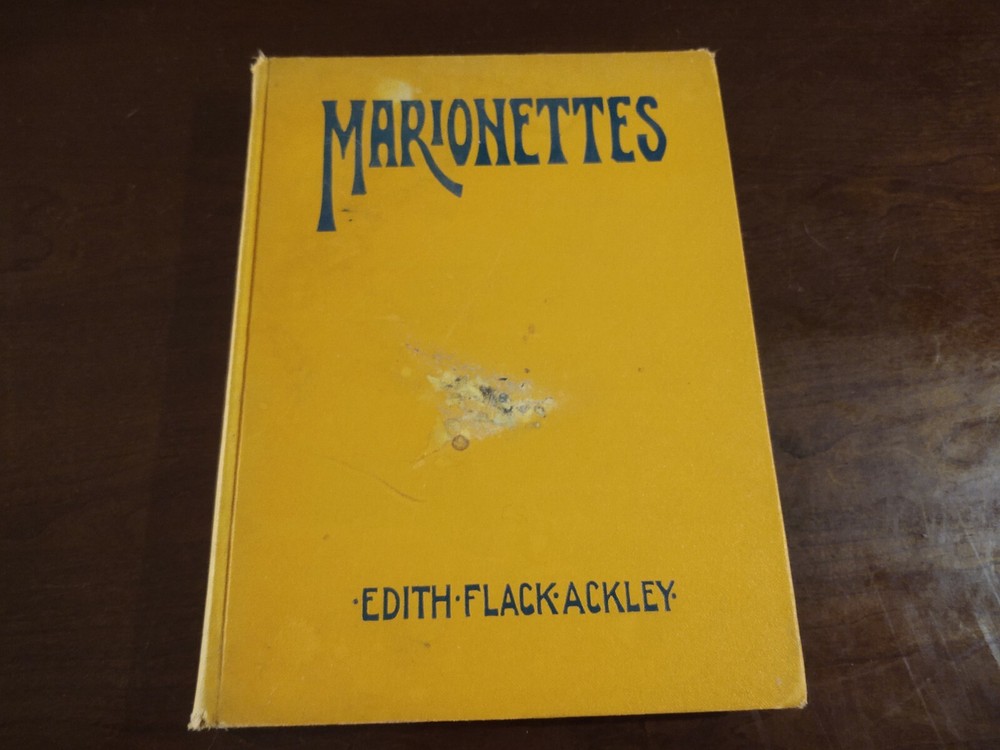 Marionettes Book 1929 includes patterns and instructions