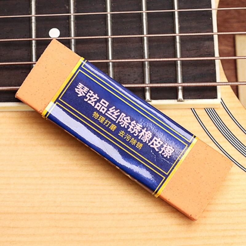 Portable Guitar String Cleaner Eraser Removes Rust Suitable for Better Play