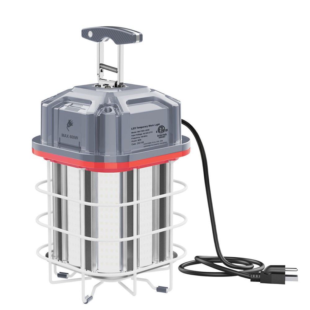 100W LED Temp Jobsite Lightings Linkable Work Light for Construction Workplace