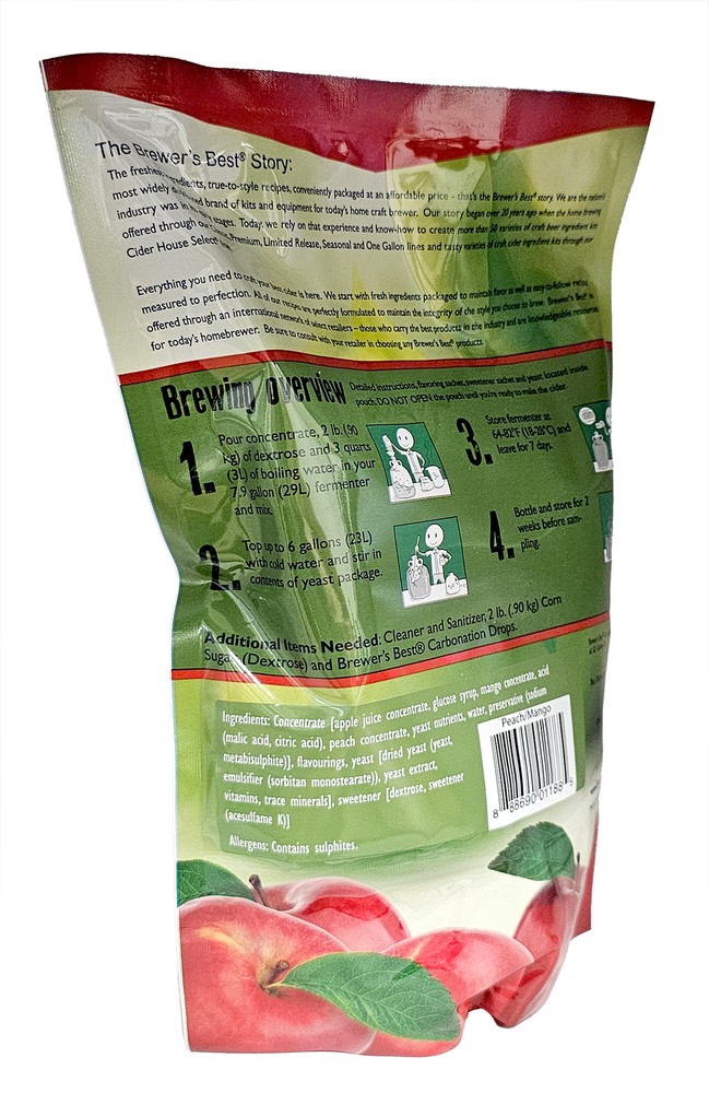 Gluten Free Cider House Select Peach Mango Cider Making Kit