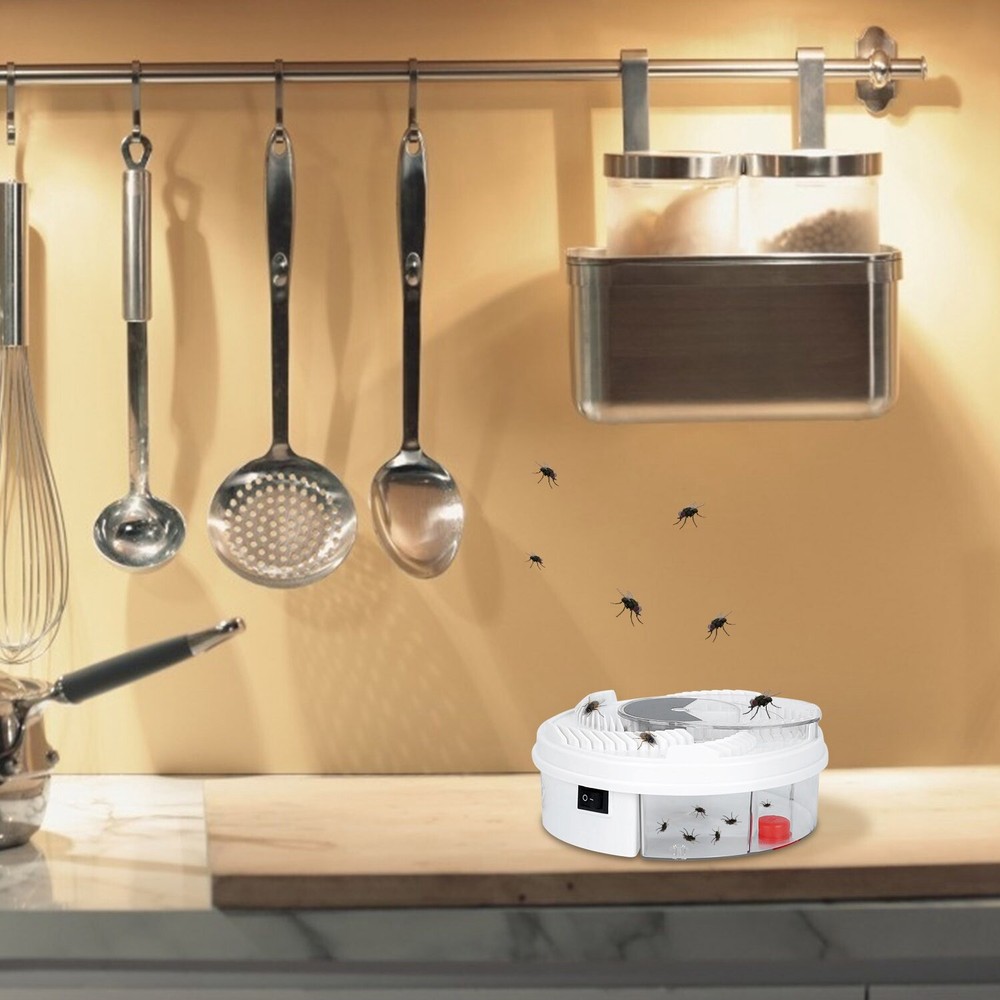 USB Flytrap Automatic Fly Catcher Pest Catcher Fly Killer Electric Fly Trap