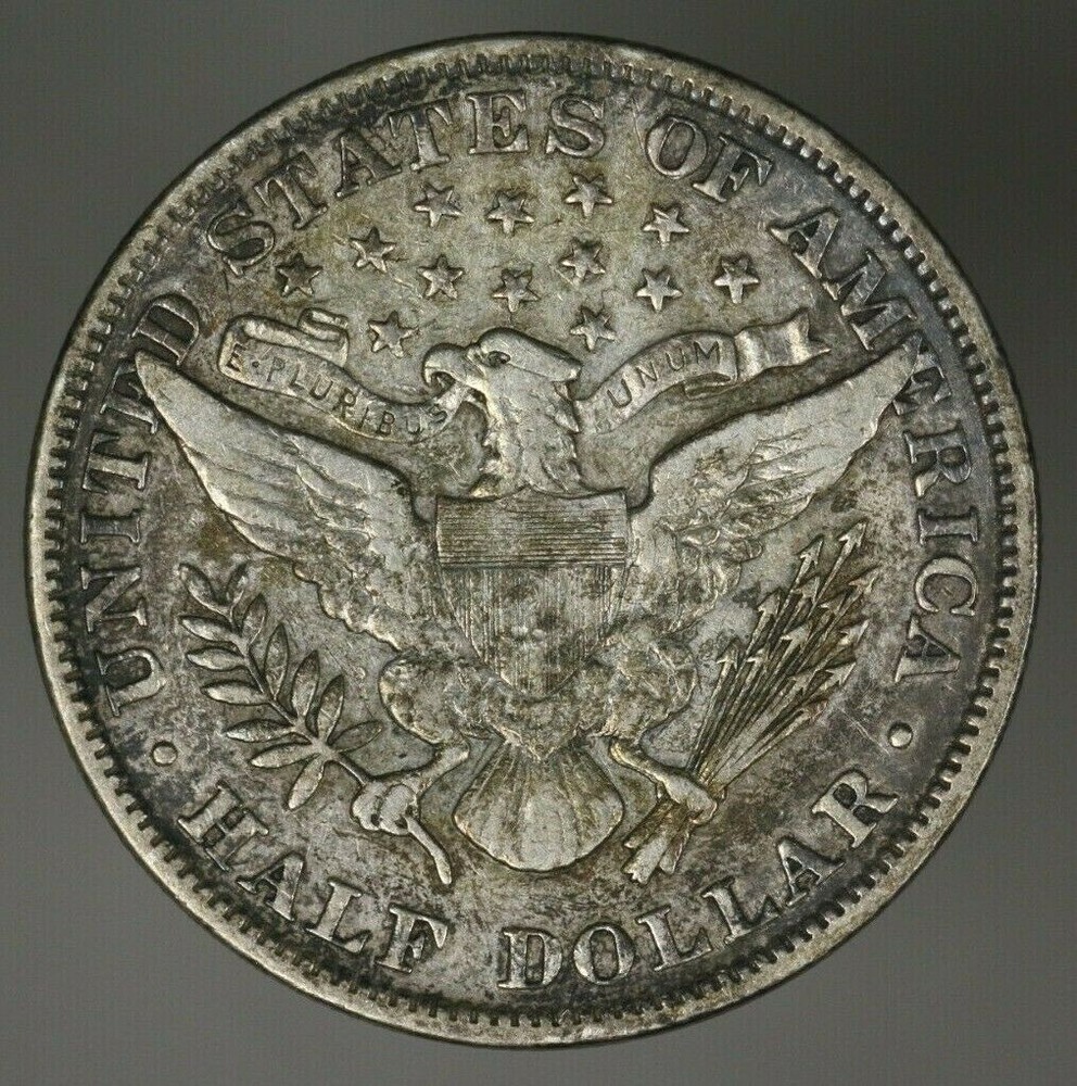 US 1898 P Barber Half Dollar A2791