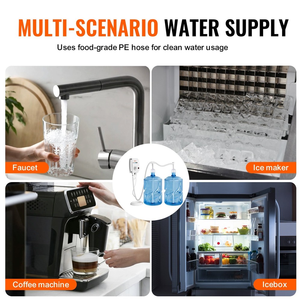 Bottled Water Dispenser Pump System 2x5 Gallon Dispensing System Automatic