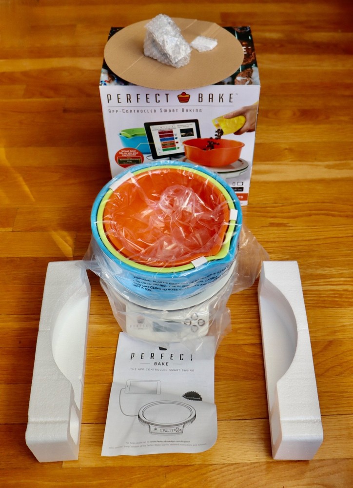 PERFECT BAKE APP-CONTROLLED SMART BAKING  = SCALE = MIXING BOWLS = MIB =