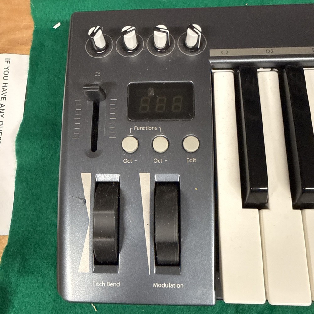 Artesia Pro 25 Key MIDI Keyboard Controller USB Compact Tested