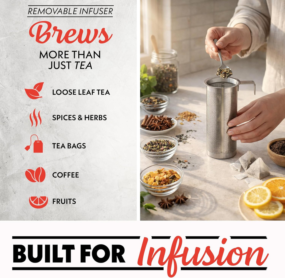 Electric Glass Kettle – 1.7L Programmable Tea & Coffee Brewer with Digital Touch