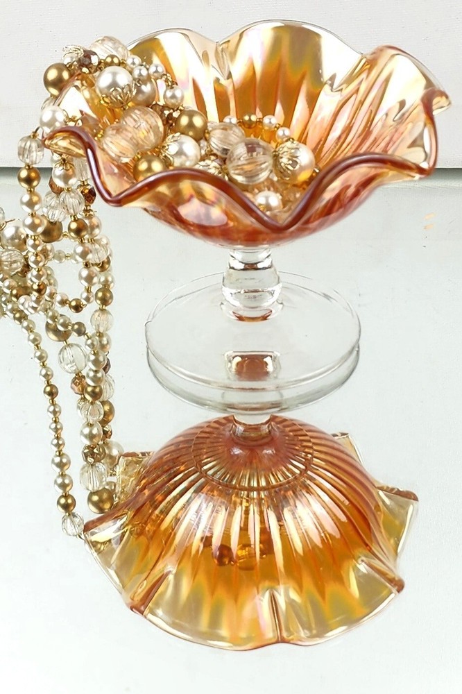 Carnival Glass Candy Dish