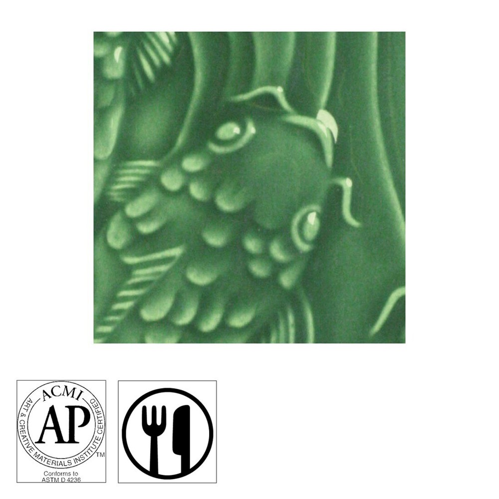 AMACO Gloss Glaze Dark Green