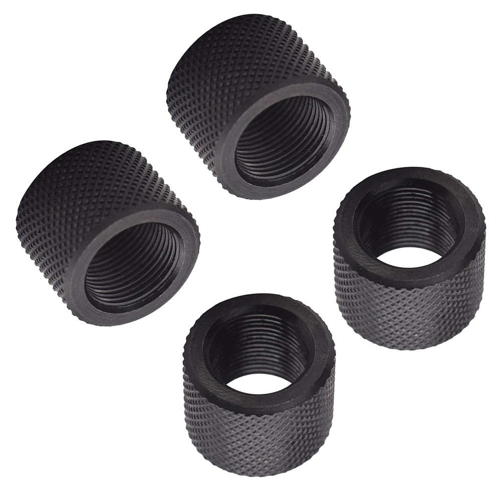 4 Pack Thread Protector 1/2 x 28 for 22LR .223 & 5.56 Black