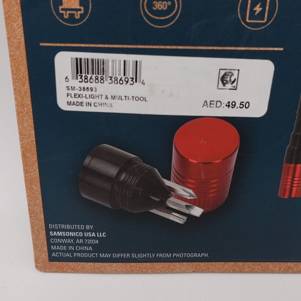 NEW Samsonico 4-in-1 Extendable Flex-Light Multi-Tool Fathers day Gift Camping