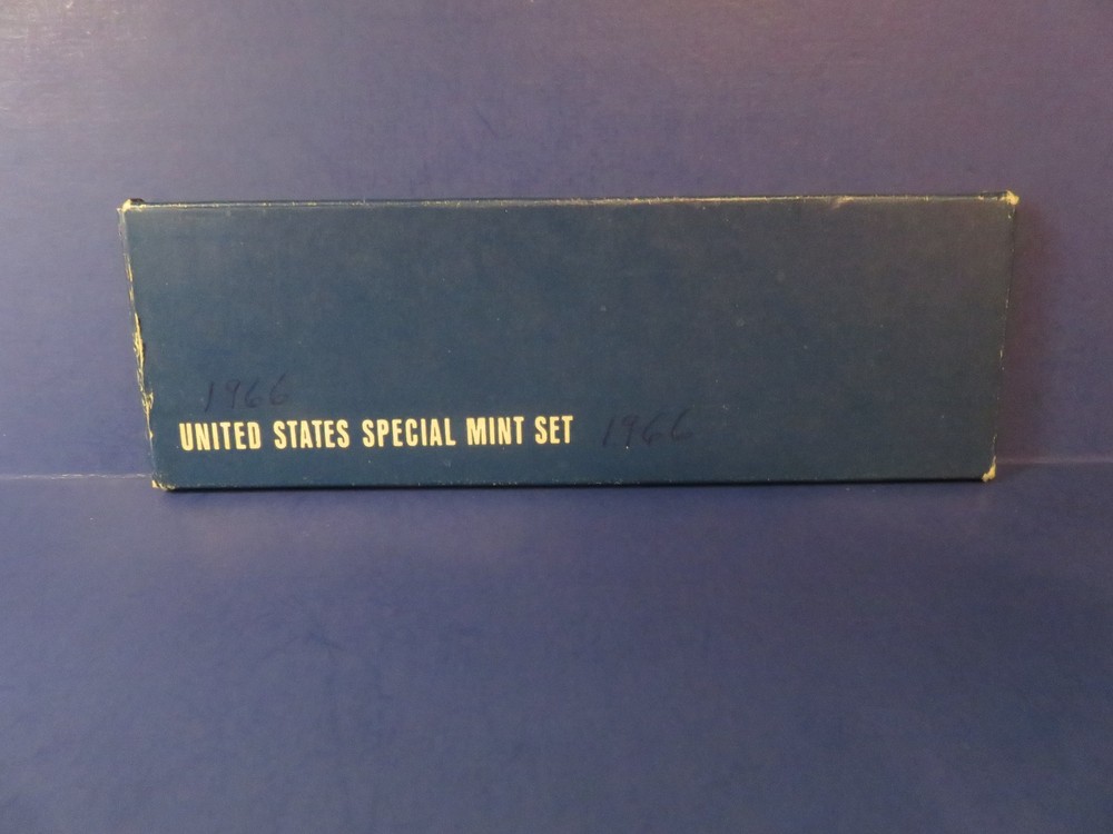 1966 US Special Mint Set SMS 40% Silver Kennedy OGP