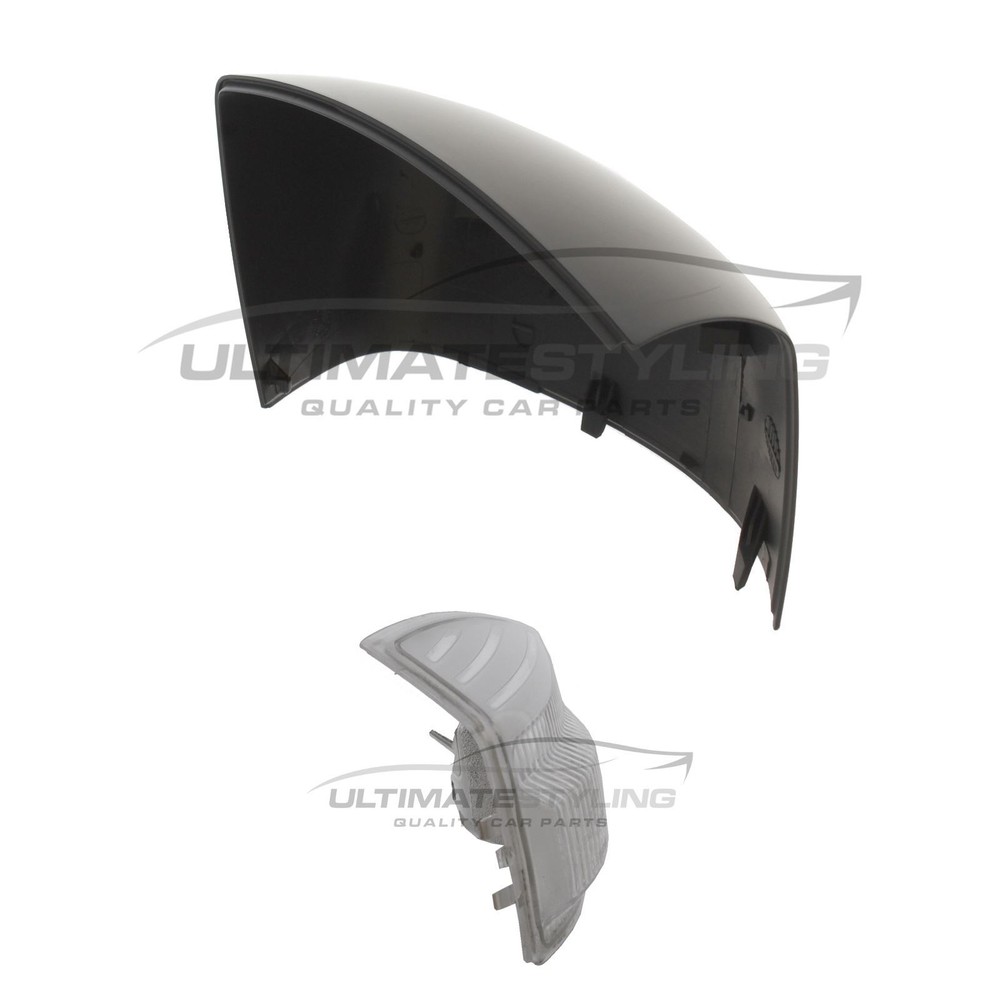 Wing Mirror Cover & Clear Indicator Ford S-Max 2006-2016 Primed Drivers Side