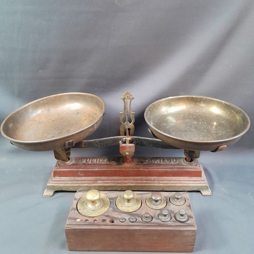 Antique Mechanical Scale Taradell For Commerce. 1920 Ad.