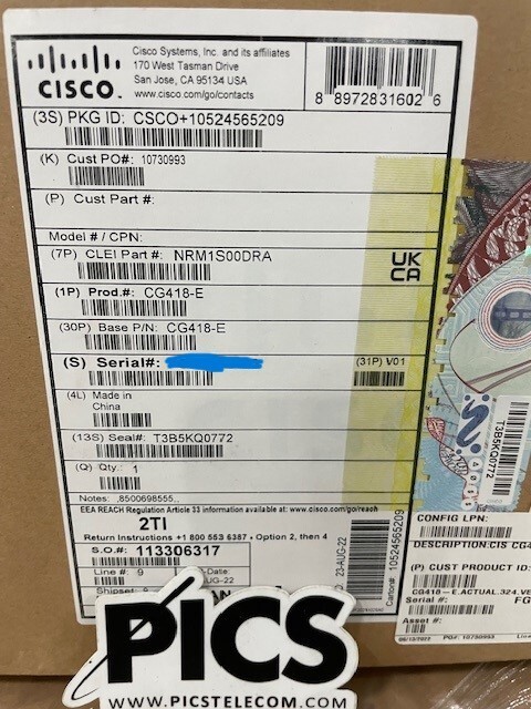 New  Cisco Catalyst CG418-E - wireless router - WWAN - desktop