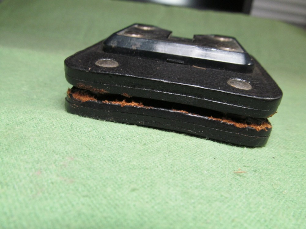 Maxon Electronics Duty Belt Slide-on Leather Radio Hanger