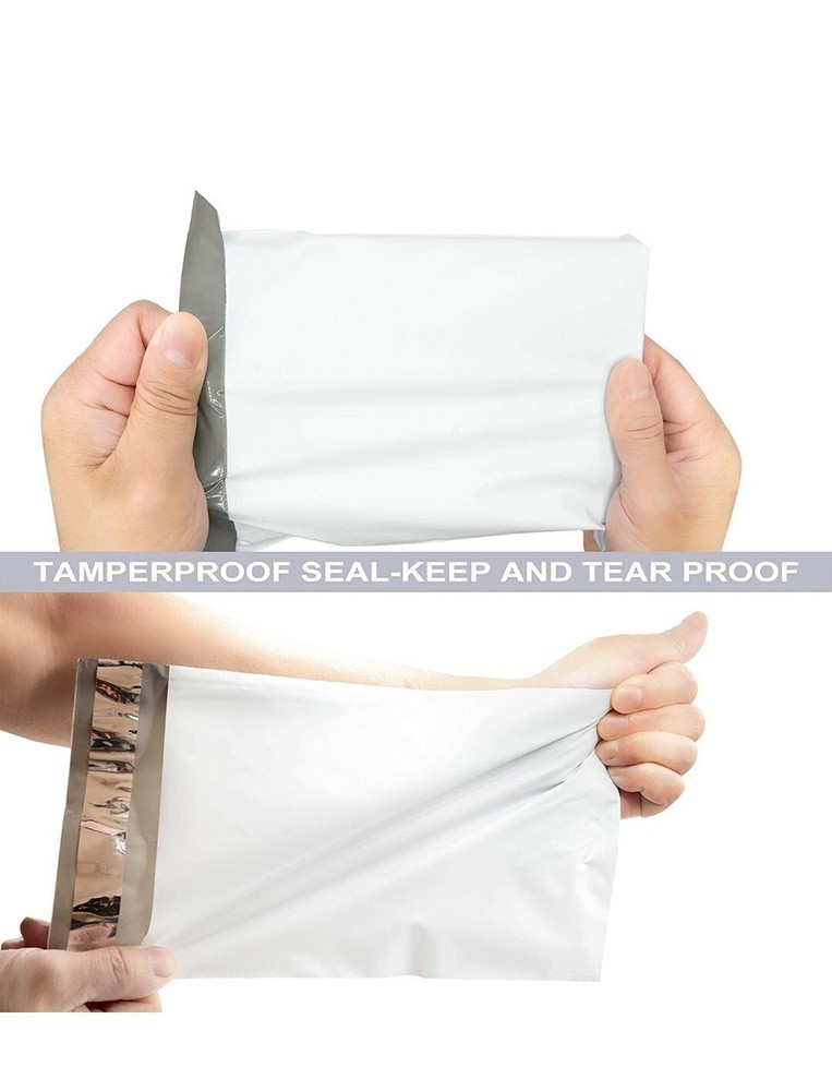100 4x6 Poly Mailers Self Seal Envelopes 4" x 6"