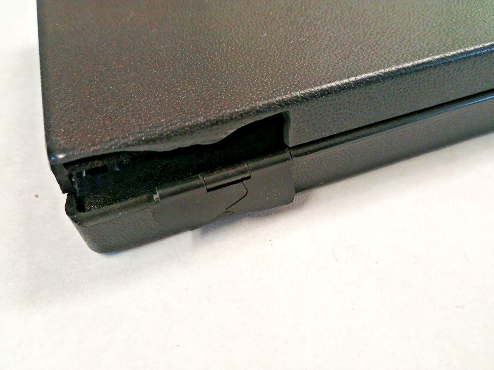 MSC 6" & 12" Dial caliper Set Stainless Steel White Face Plastic Case Broken