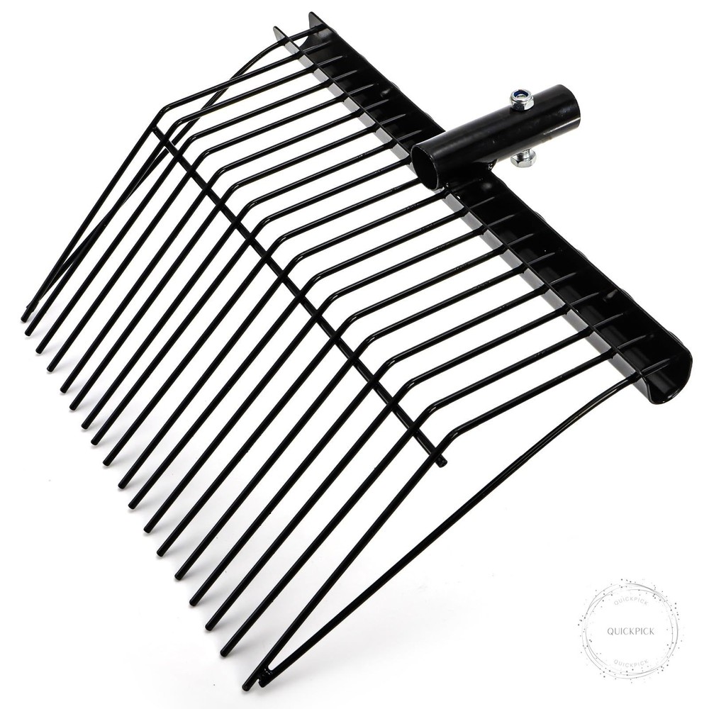Pitch Manure Fork Head, Metal Pitch Fork for Garden, Durable Digging Fork Rake