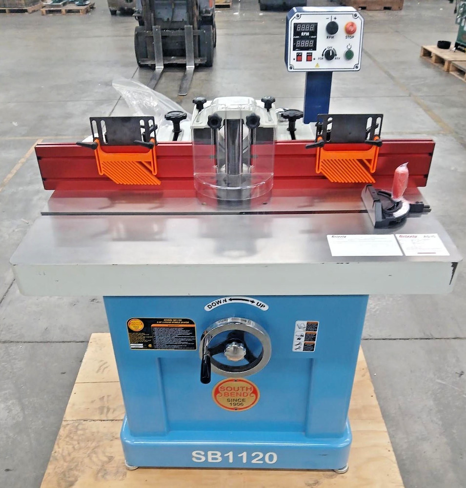 Grizzly 5 HP 3-Phase Variable-Speed Spindle Shaper