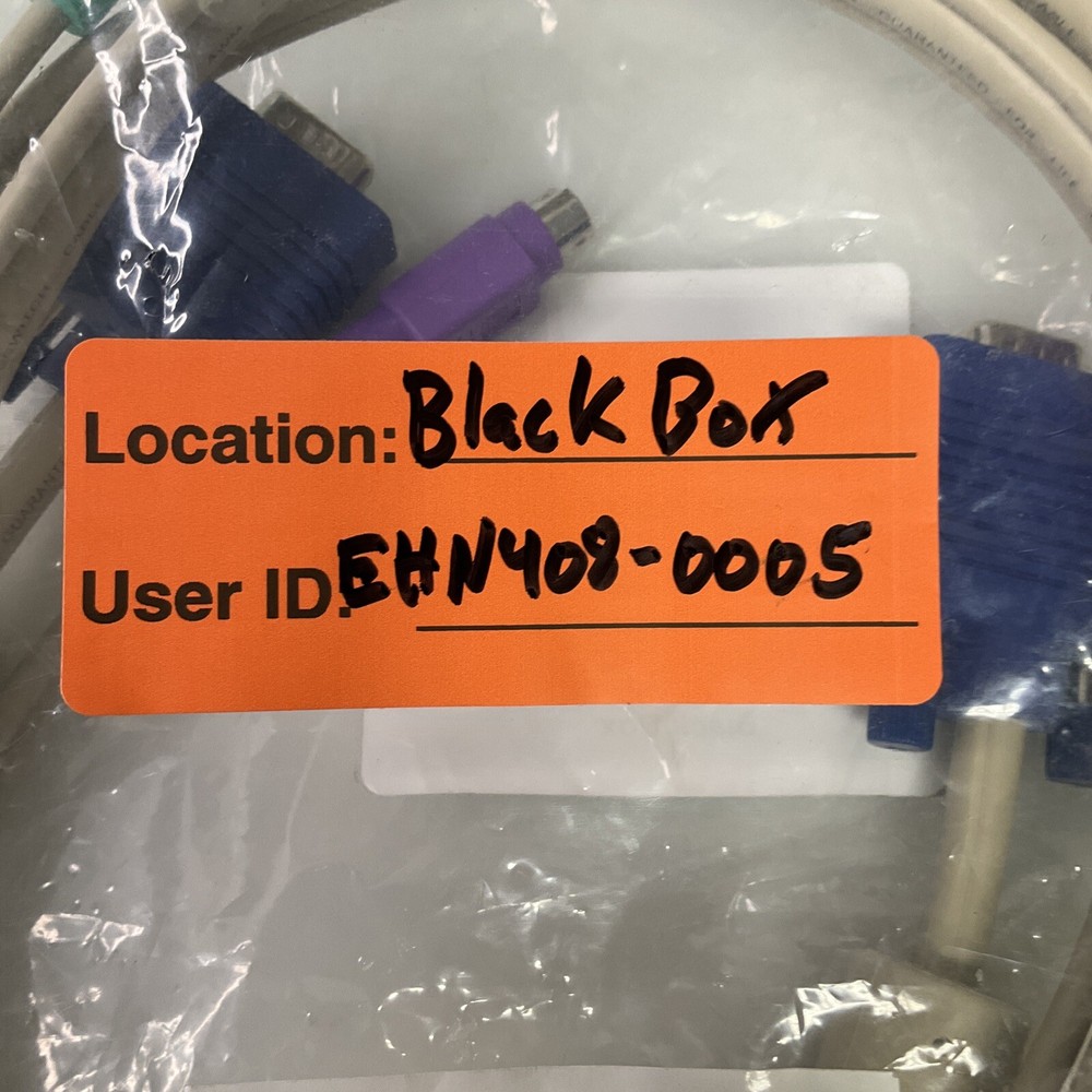 Black Box EHN408-0005 PC/Server Coax Cable Beige 5' Length