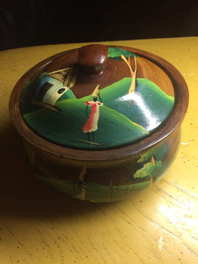 Wood Bowlhand Painted