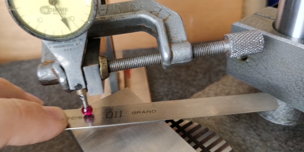 TESTED Dial Indicator: .001"- Standard Gage USA #012