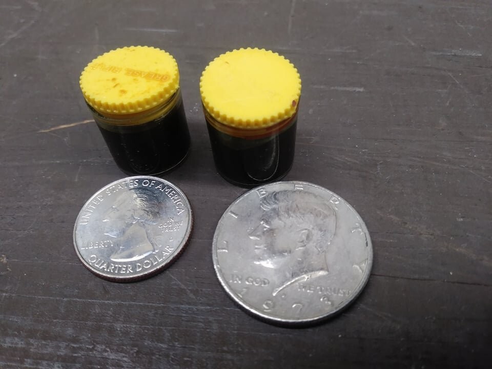 US Army Rifle Grease Pots, Surplus 5-PACK