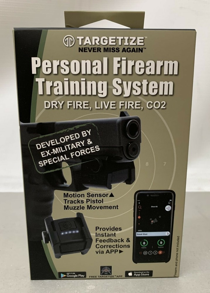 Targetize Personal Firearm Training System Live/Dry Fire CO2, 36264