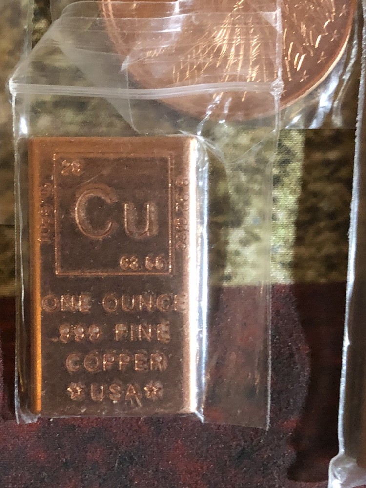 1 oz & 5 oz Copper Round & Bar Lot