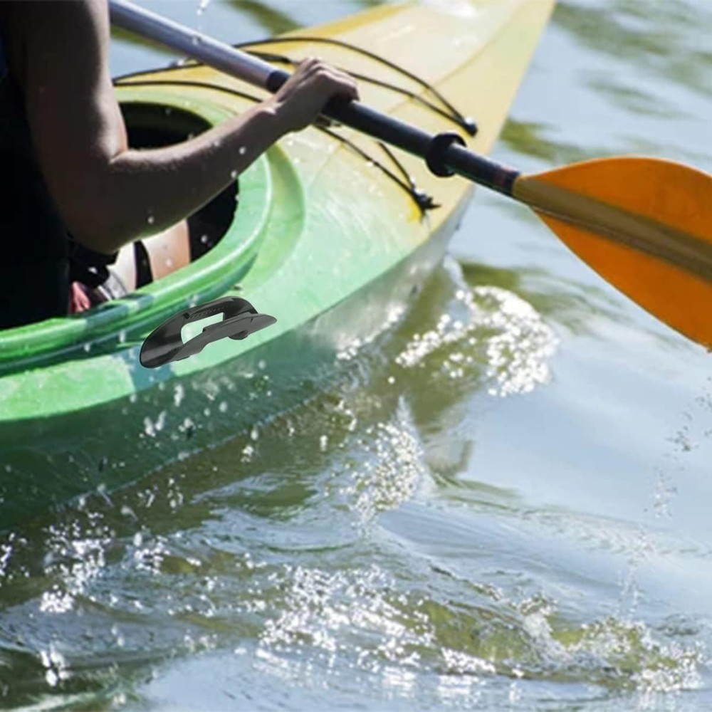 Matte Black Kayak Paddle Holder Clips - Secure & Versatile Paddle Storage