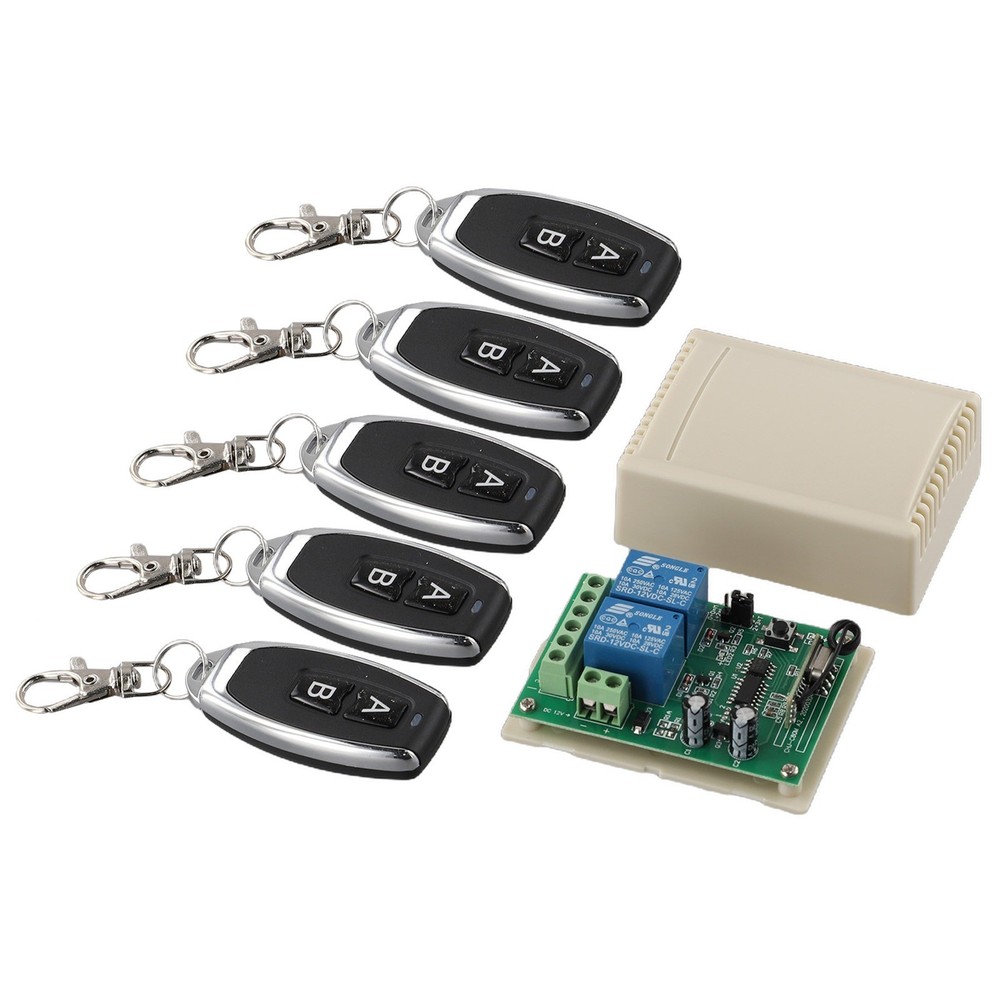 2 CH Wireless Gate Garage Door Opener Remote Control Switch Receiver Transmitter
