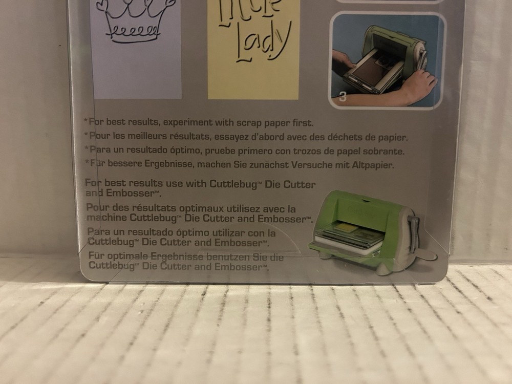 Provo Craft Cuttlebug Princess (4 Embossing Folders)