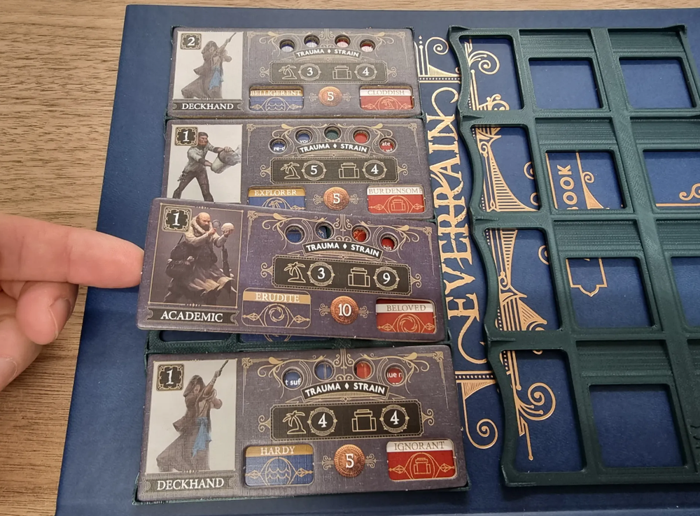 Everrain Board Game - Crew Dashboard