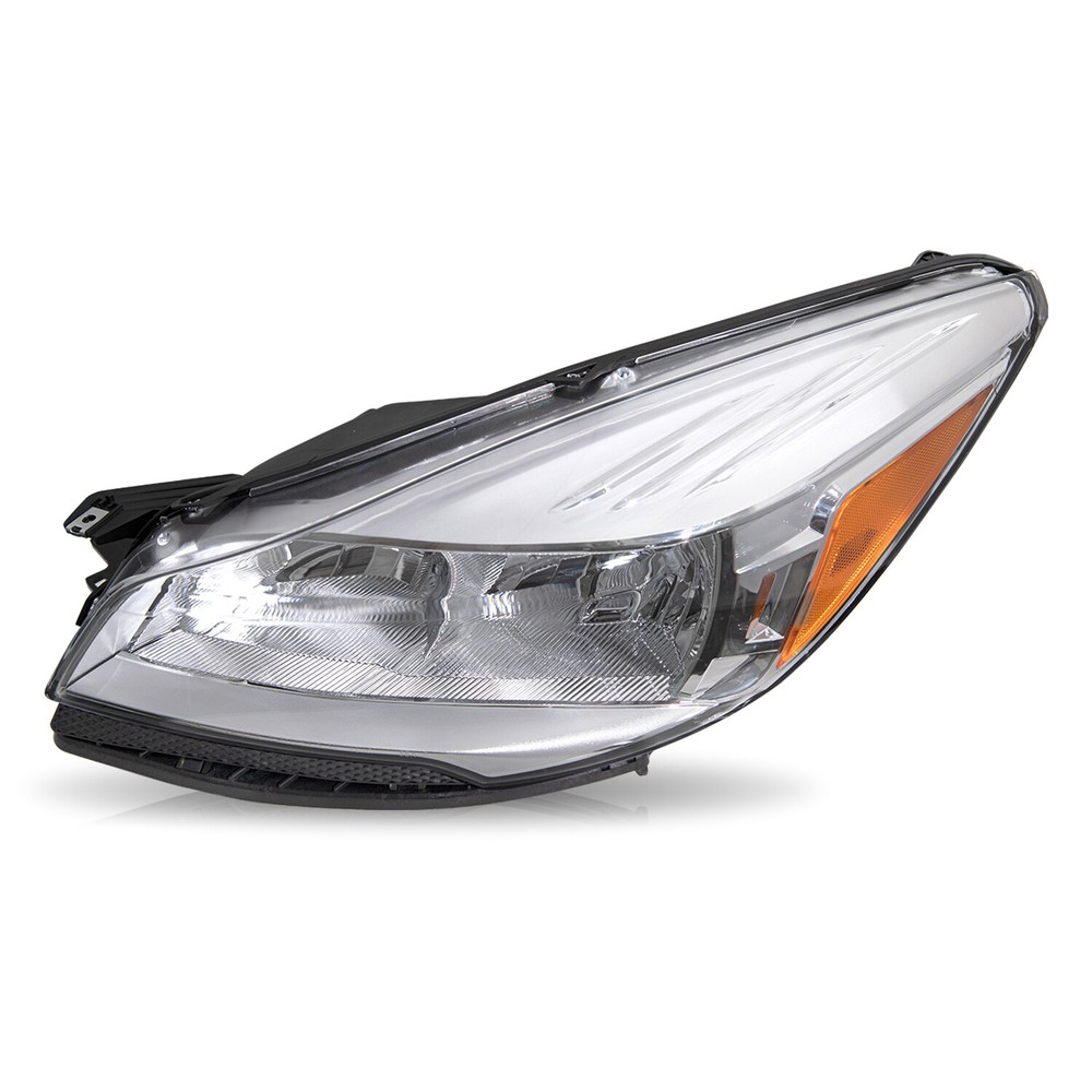 For 2013-2016 Ford Escape Halogen Chrome Left Driver Side Headlight Assembly