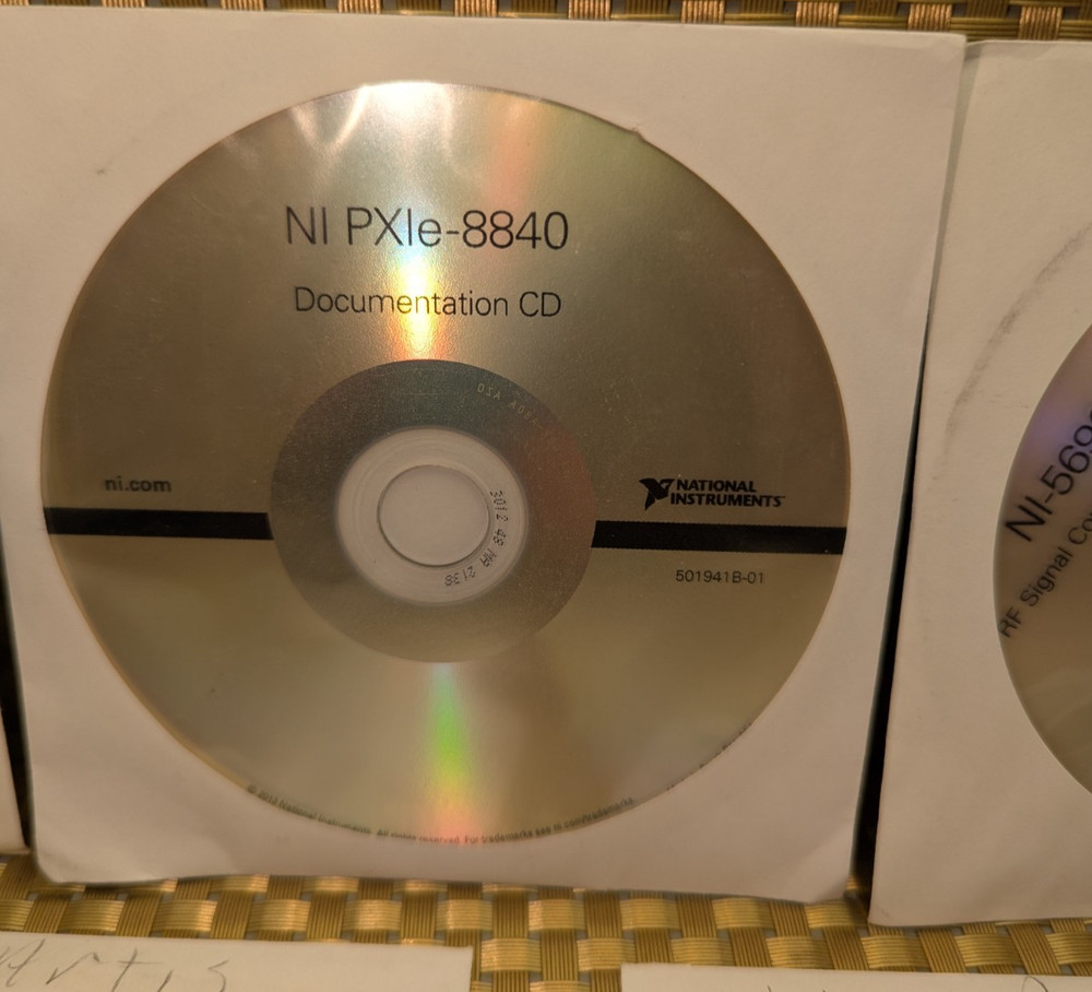 National Instruments SOFTWARE Assortment, FlexRIO , LabVIEW, NI PXle-8840 etc.