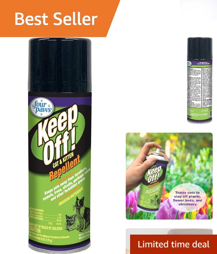Keep Off! 6 oz Pet Chew & Scratch Deterrent Spray - Unscented & Long-Lasting