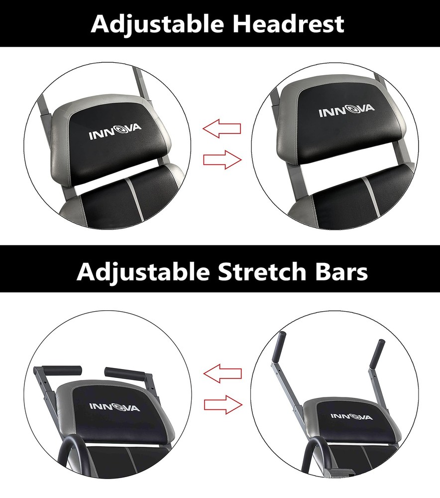 Innova Inversion Table with Stretch Bars for Optimal Slope Inversion and Full...