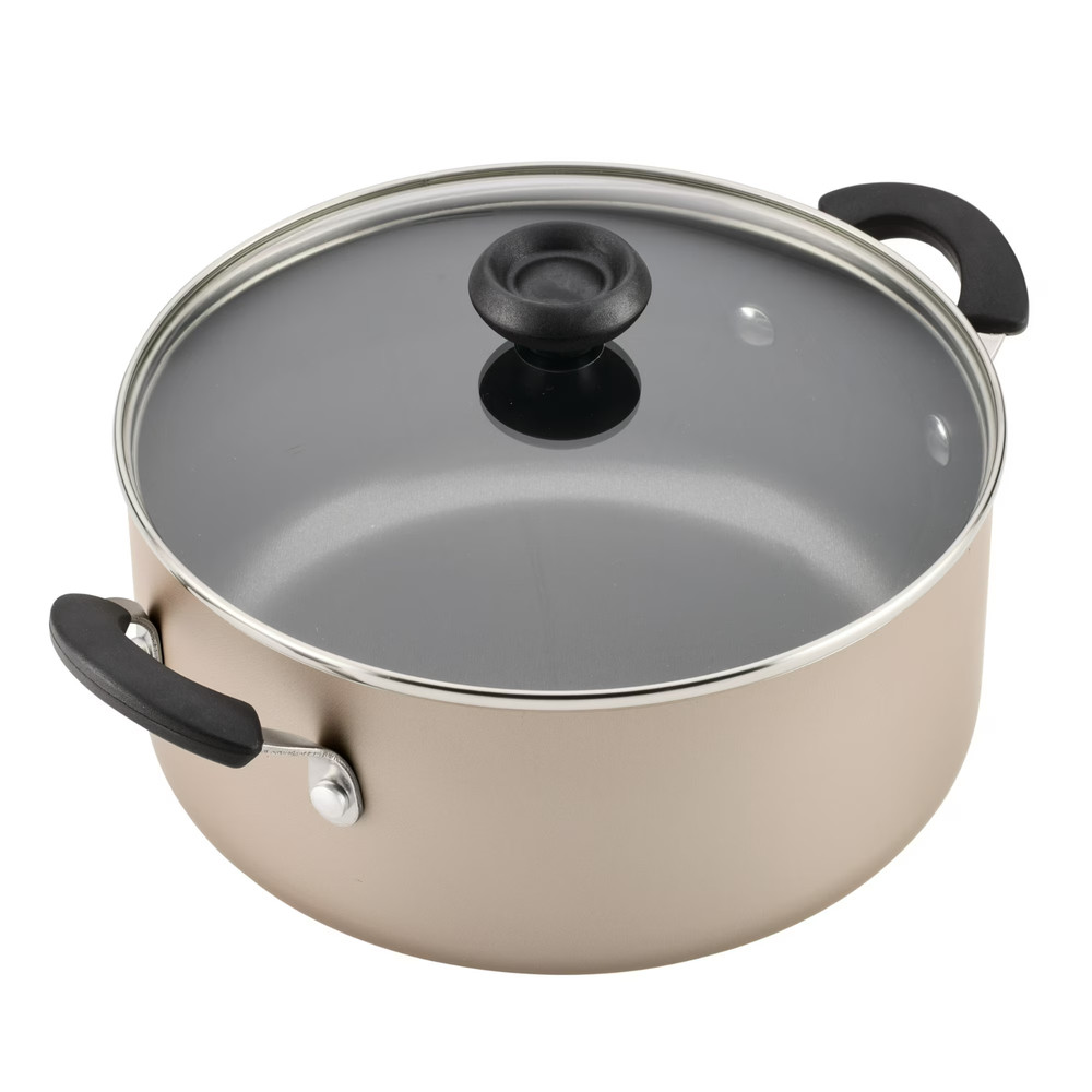 Farberware Easy Clean 12 Pcs Nonstick Cookware Set with Cooking Tools, Dishwashe