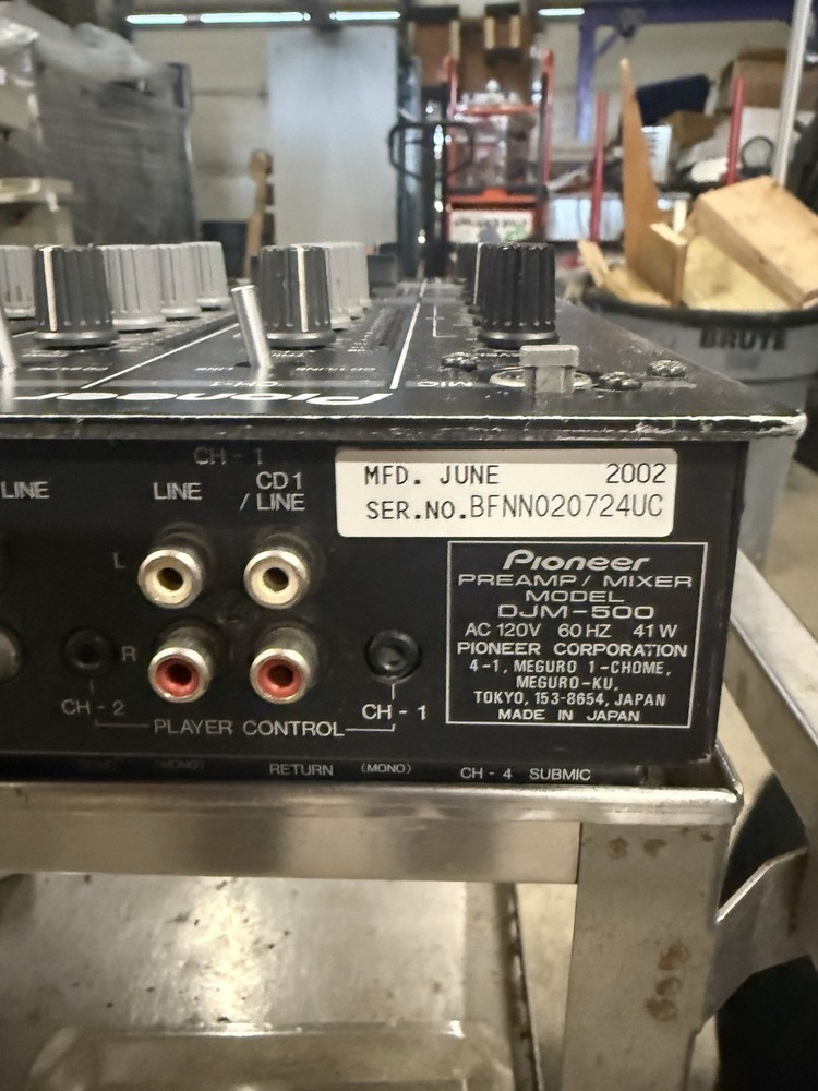 Pioneer DJM-500 Mixer Professional