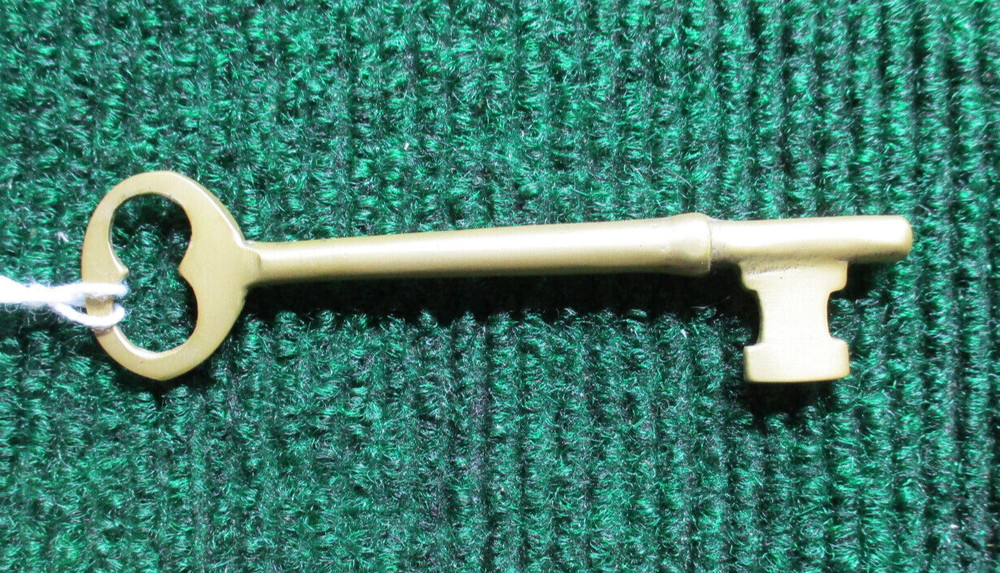 3 1/4" BRASS BIT KEY BLANK - PERFECT for OLD LOCKS (33221)