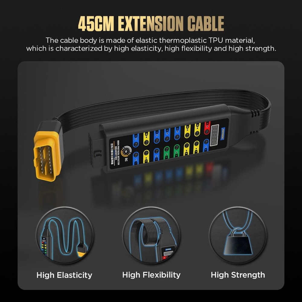 OBDII Break Out Box ECU Connector CAN Diagnostic OBD2 Breakout Box Voltage Test