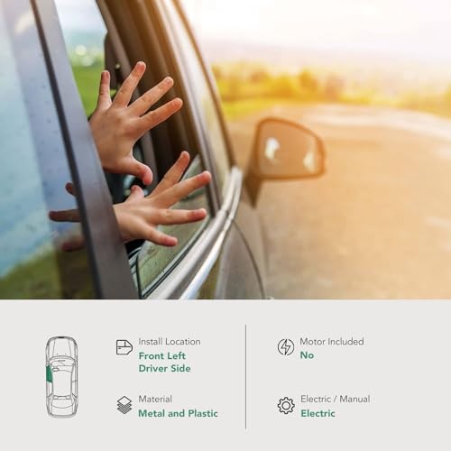 Power Window Regulator Without Motor Compatible with Dodge Front Driver Side