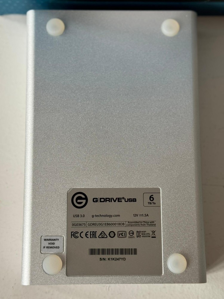 G-Technology G-Raid Thunderbolt2/USB 3.0. Dual External Hard Drive 2TB 3TB 8TB